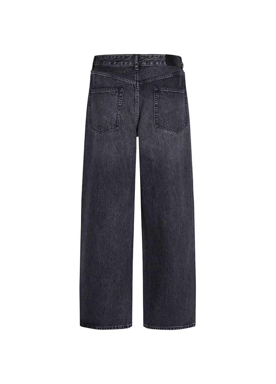 Pants / JNBY Cotton Wide-leg Jeans