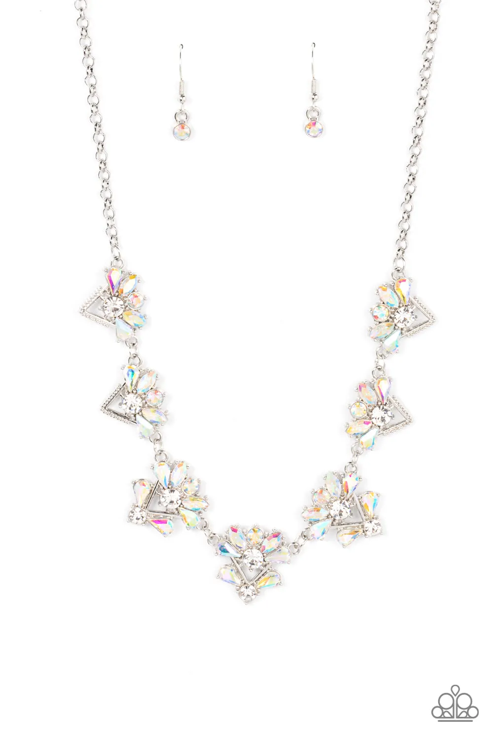 Paparazzi Extragalactic Extravagance Necklace Multi (Iridescent)