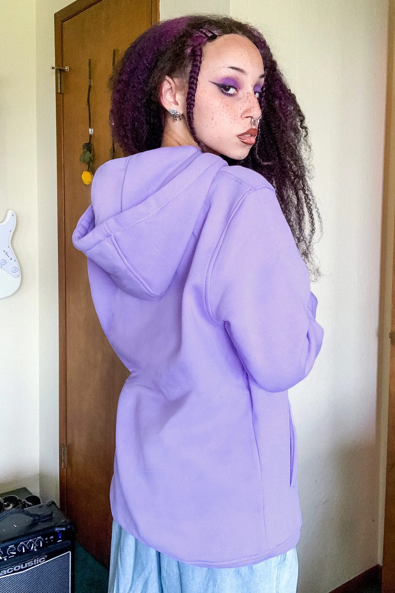 Pastel Death Metal Rhinestone Hoodie