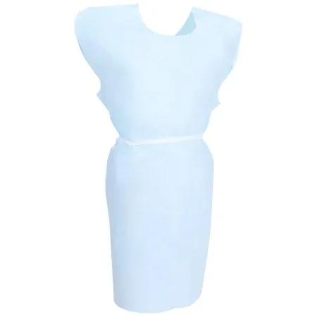 Patient Exam Gown McKesson One Size Fits Most Teal Disposable