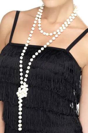 Pearl Coloured 1920's Flapper Costume Beads