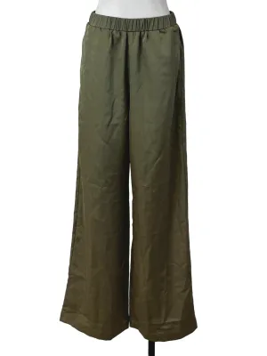 Pickle Green Satin Pants