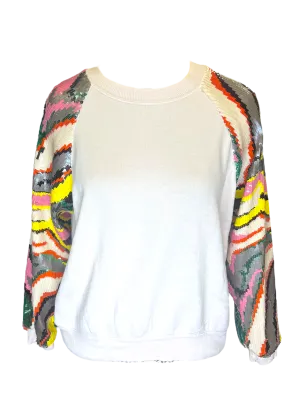 Pink Swirl Sweatshirt Remix