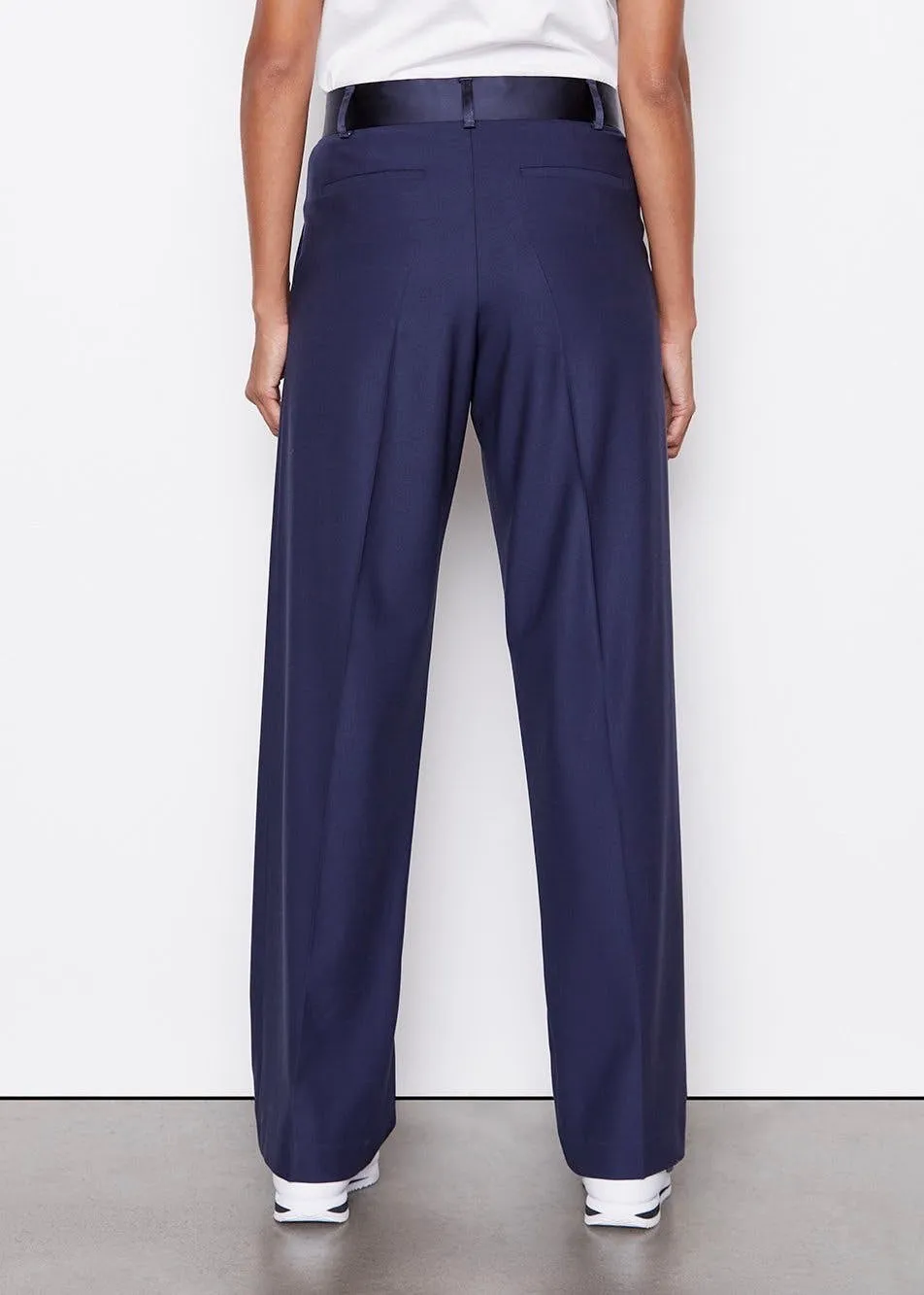 Pocket Pleat Trouser (Navy)