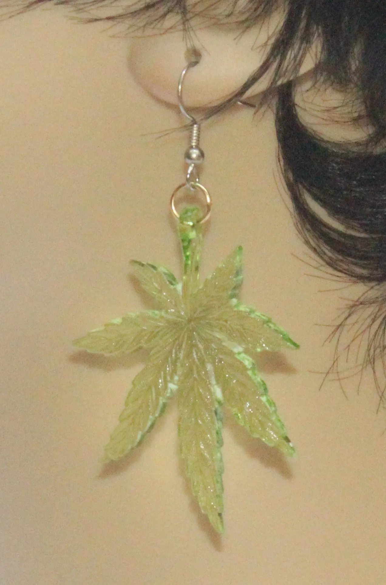 Pot Leaf Earrings