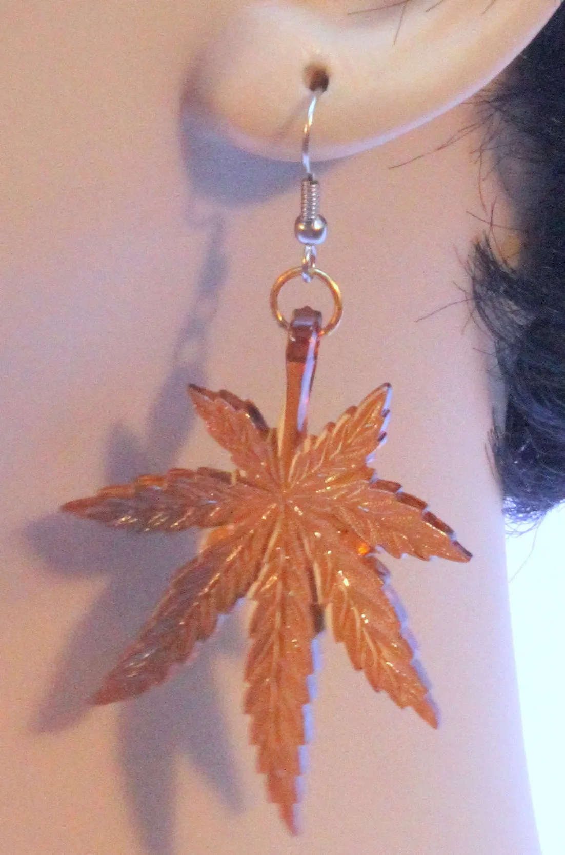 Pot Leaf Earrings