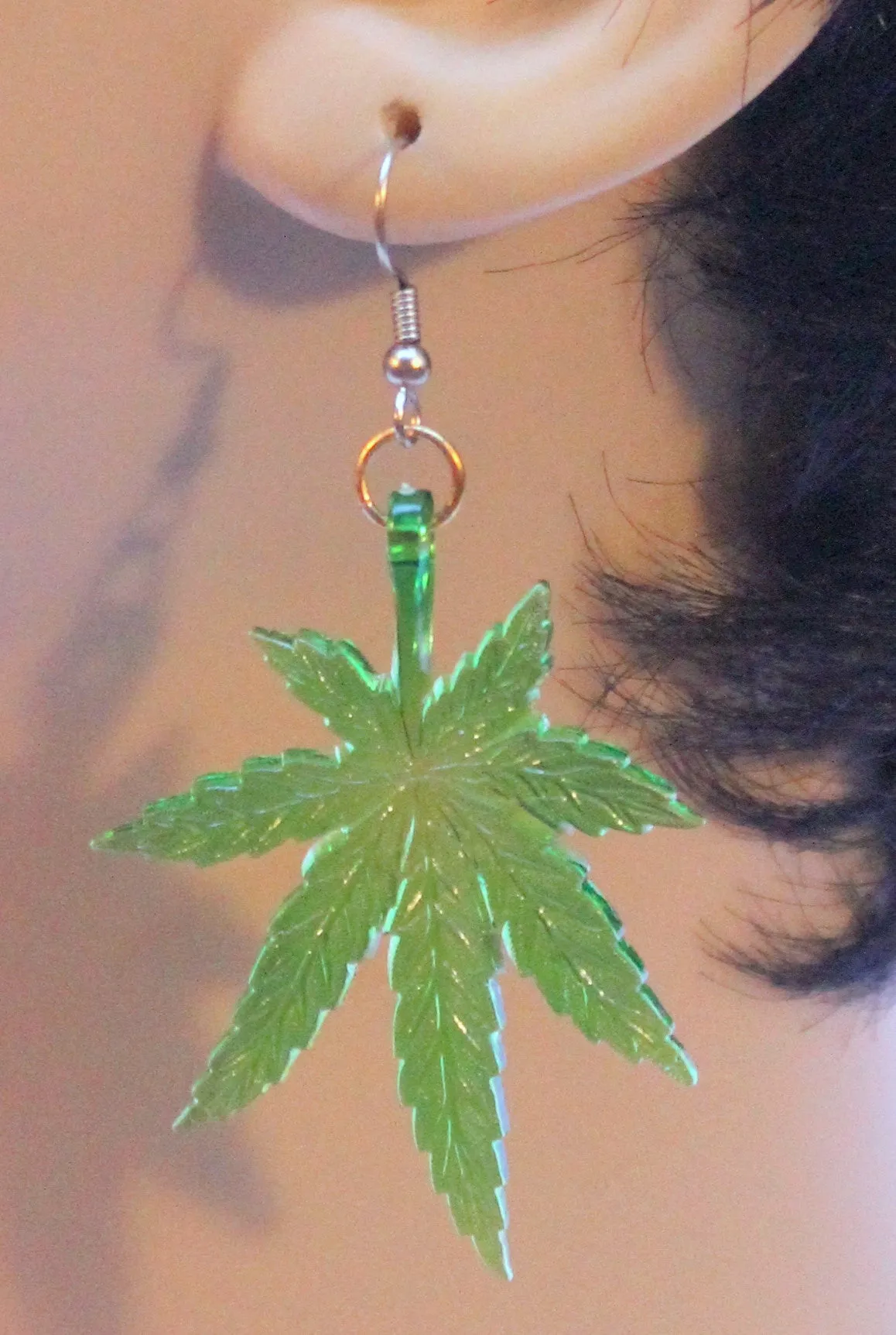 Pot Leaf Earrings