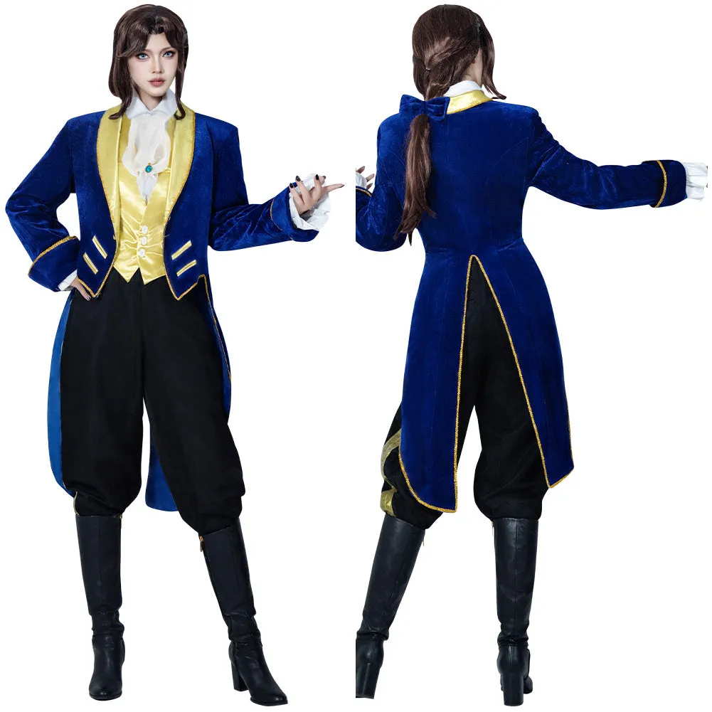 Prince Beast Beauty And The Beast Costume Cosplay Halloween Carnival Costume for Adult