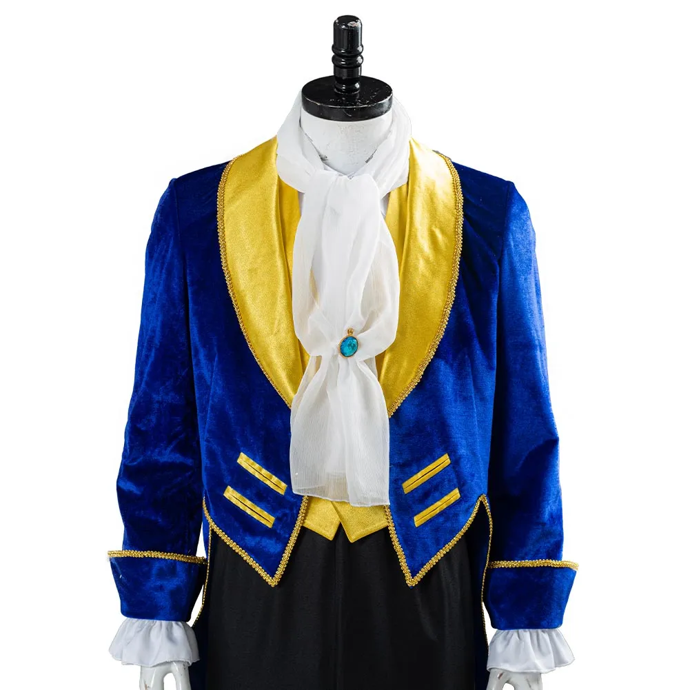 Prince Beast Beauty And The Beast Costume Cosplay Halloween Carnival Costume for Adult