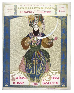 Programme Officiel de la Saison Russe à l'Opéra.