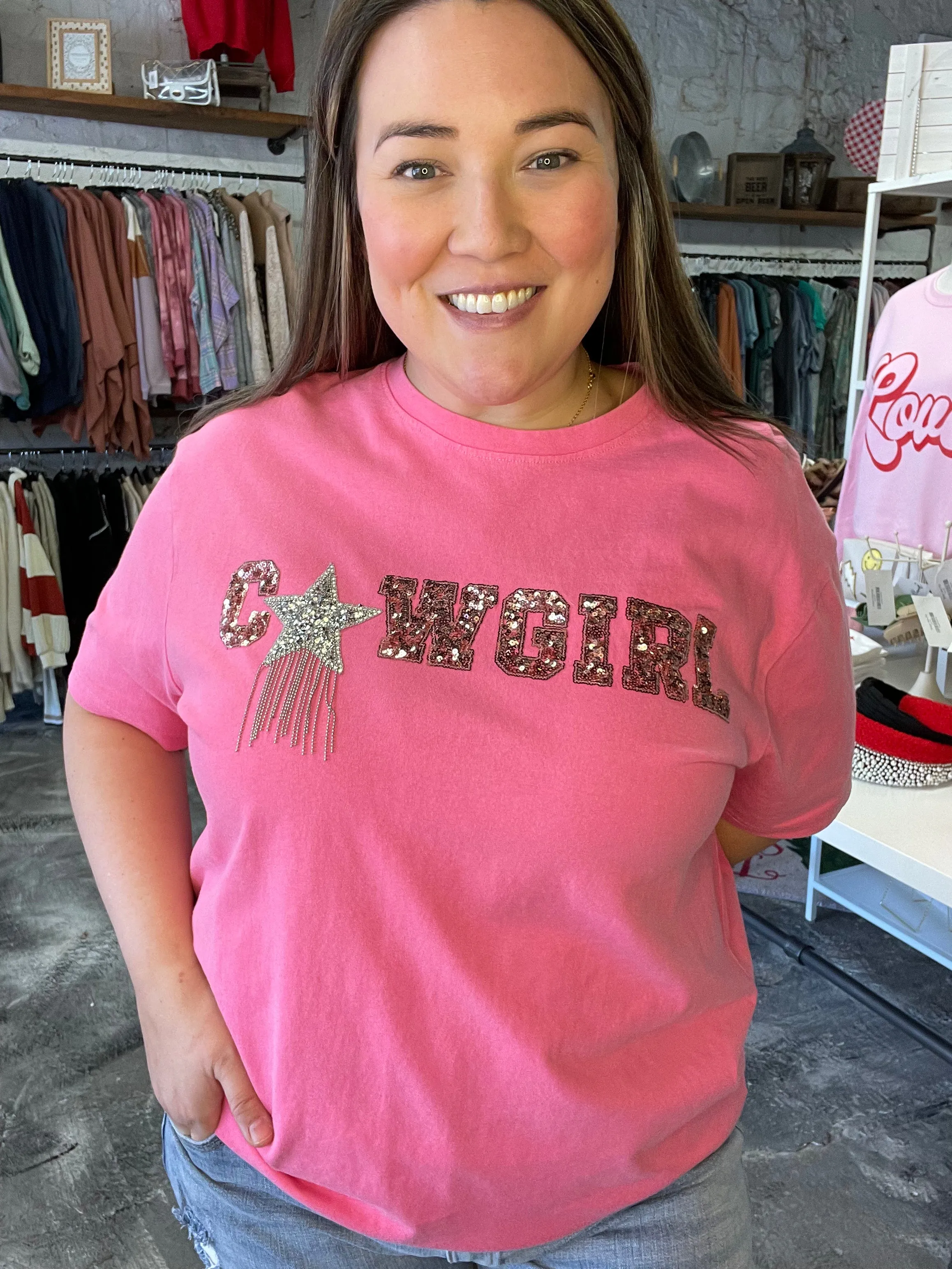 Queen of Sparkles Cowgirl Top