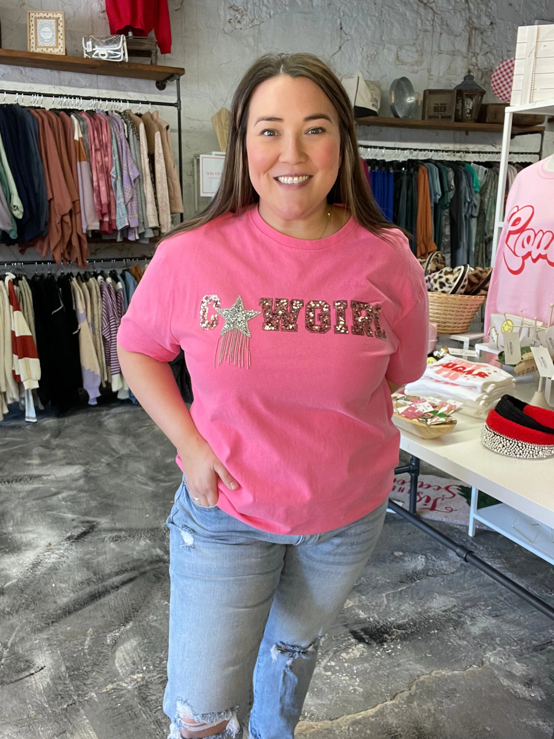 Queen of Sparkles Cowgirl Top