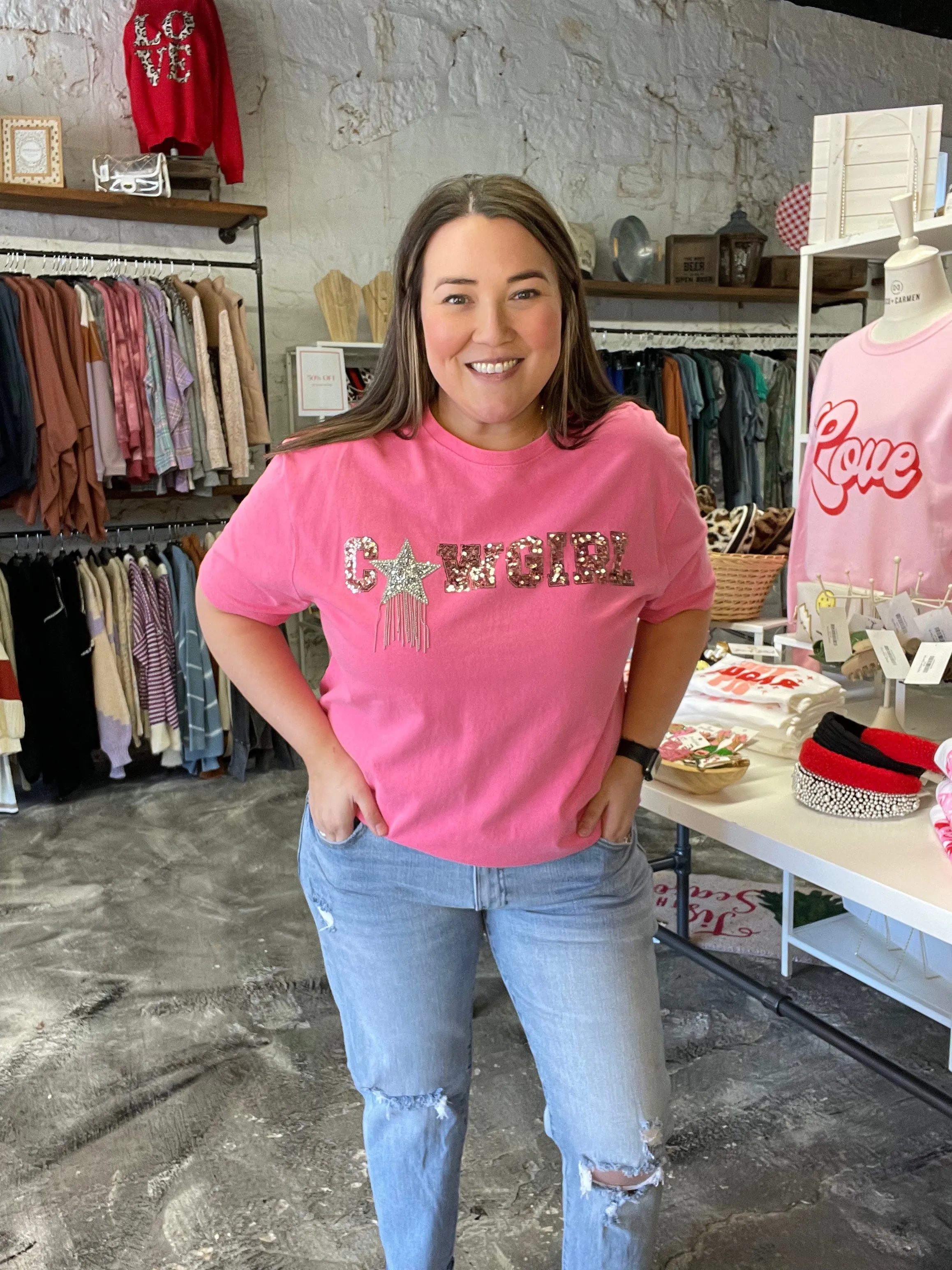 Queen of Sparkles Cowgirl Top