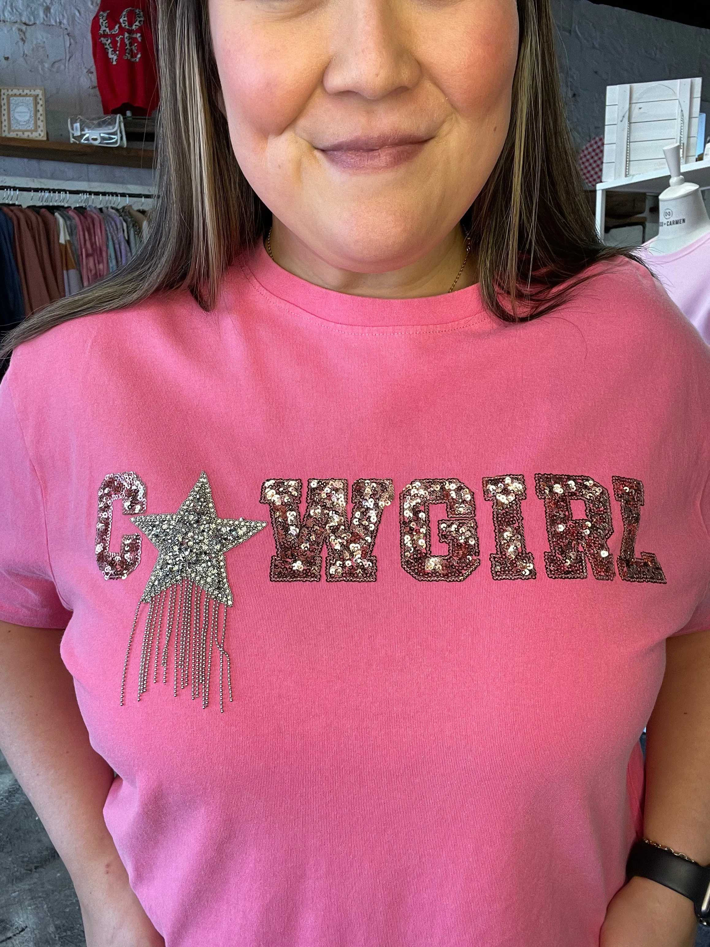 Queen of Sparkles Cowgirl Top