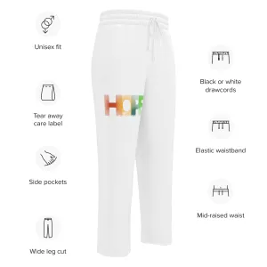 "Hope For Tomorrow" Recycled Wide-leg joggers