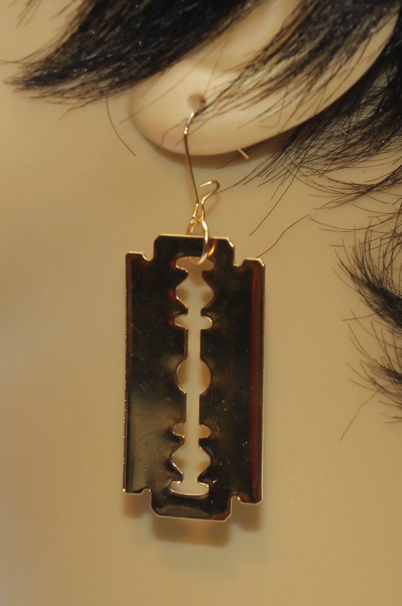Razor Blade Earrings