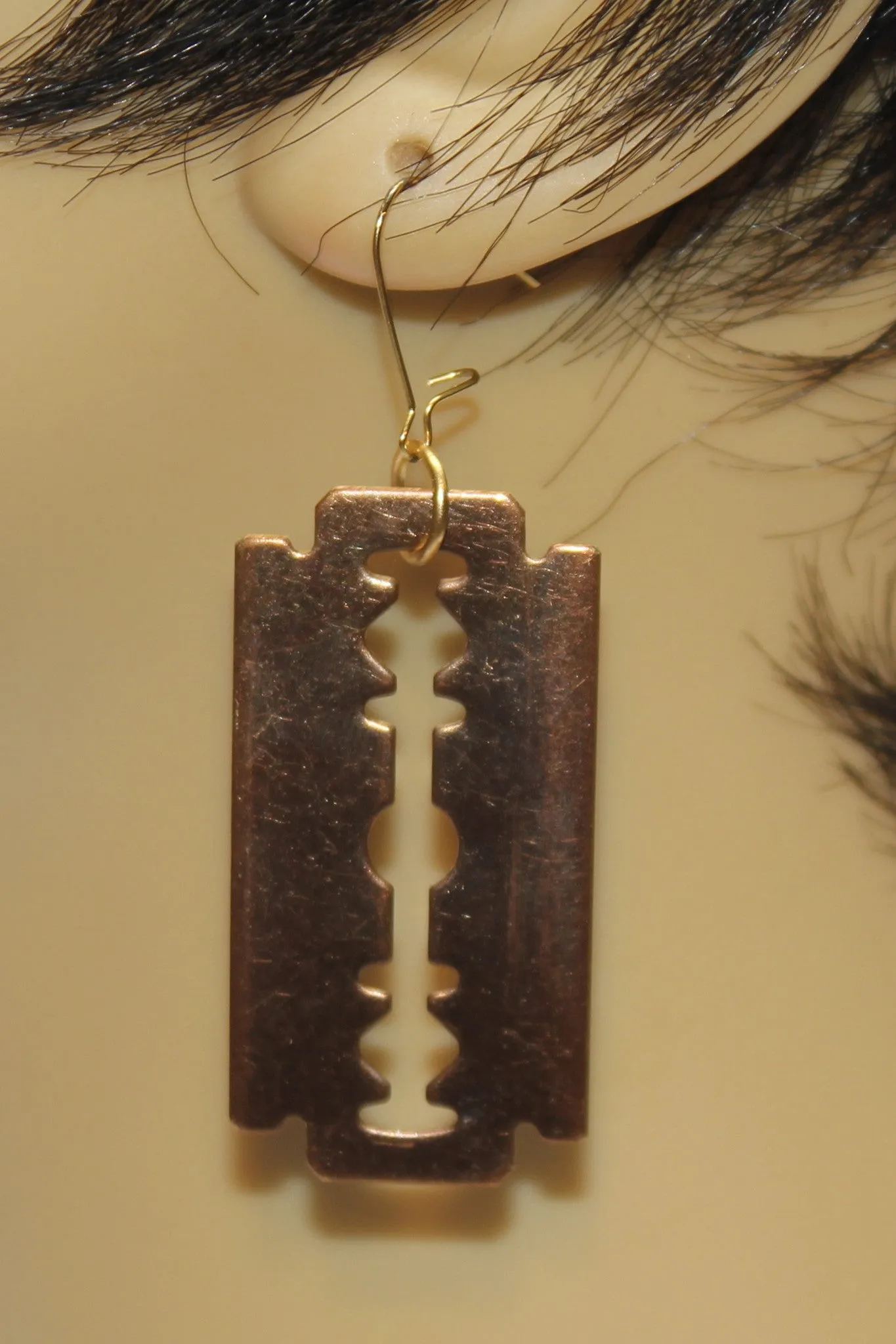 Razor Blade Earrings