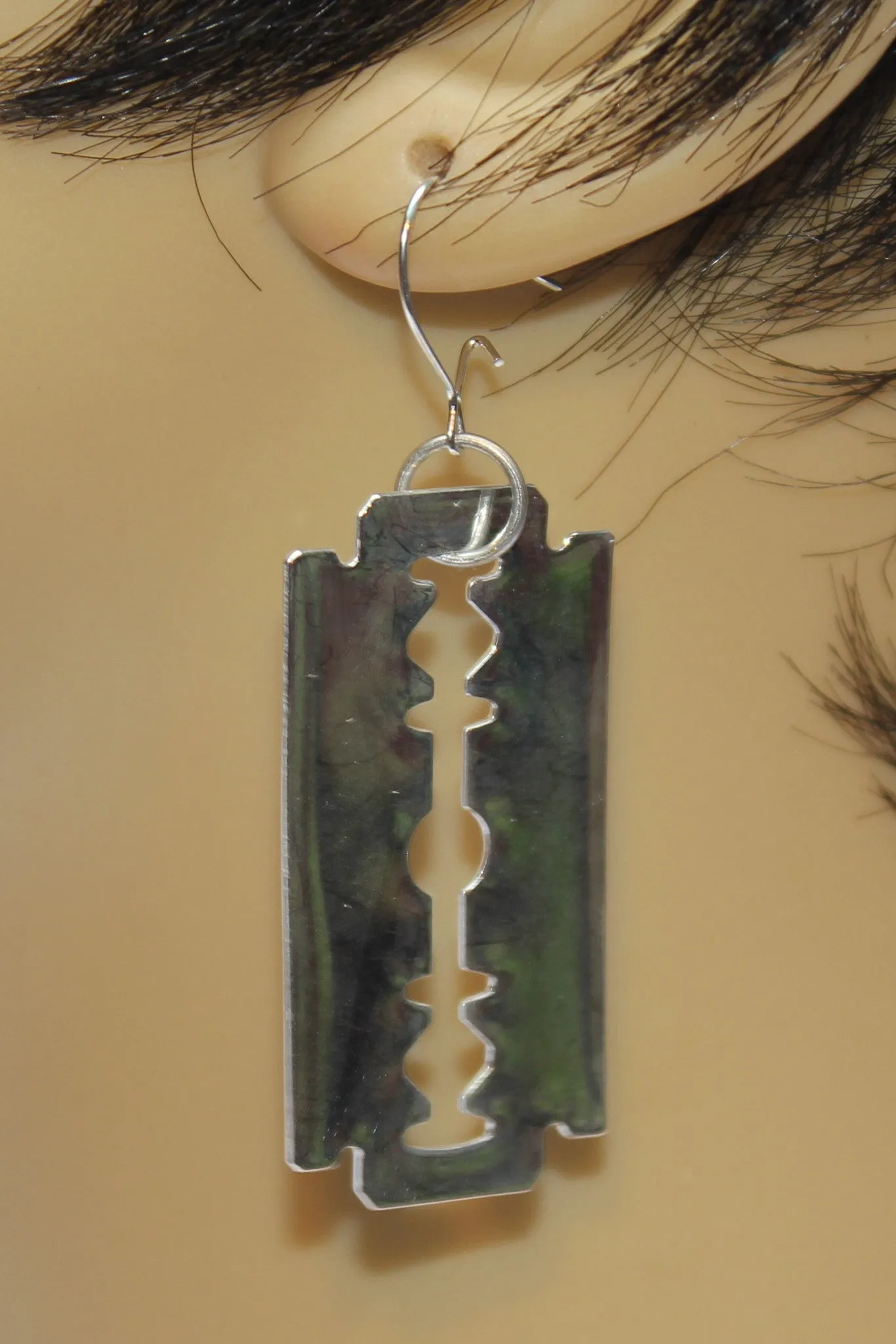 Razor Blade Earrings