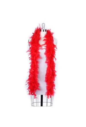 Red Feather Boa