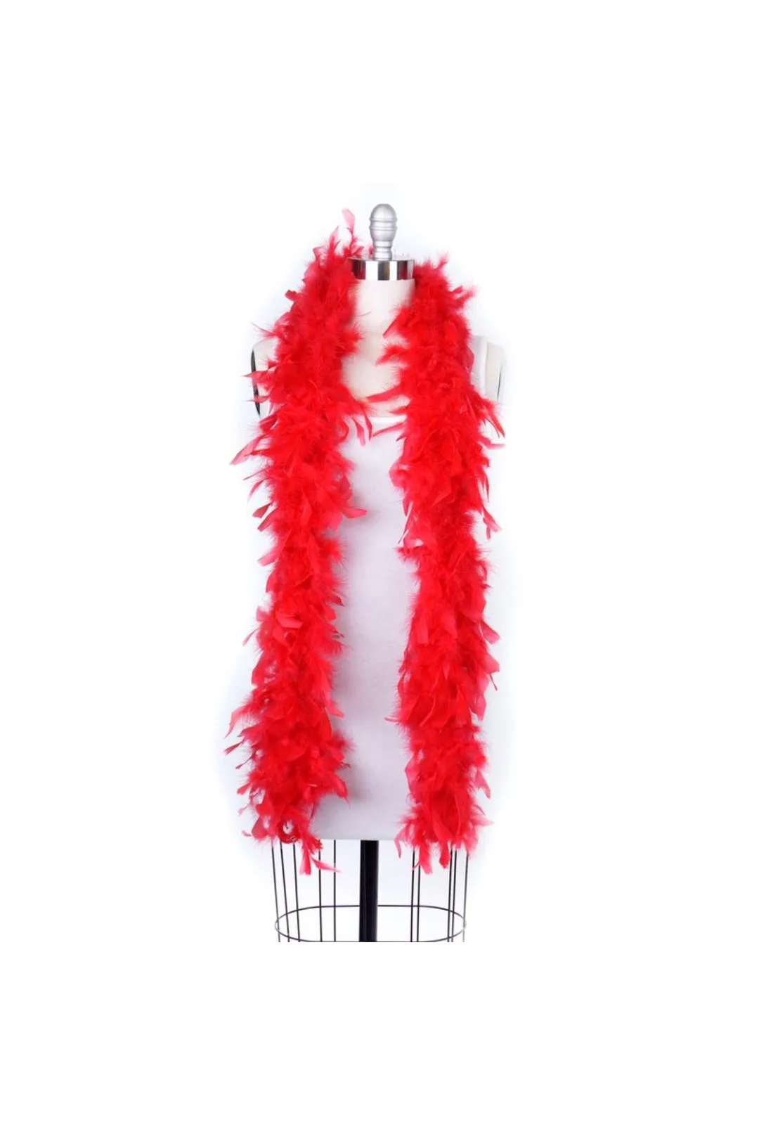 Red Feather Boa