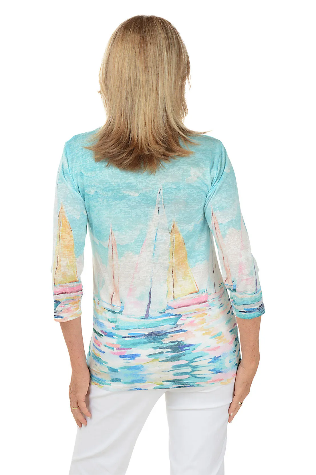 Regatta Jeweled Knit Top