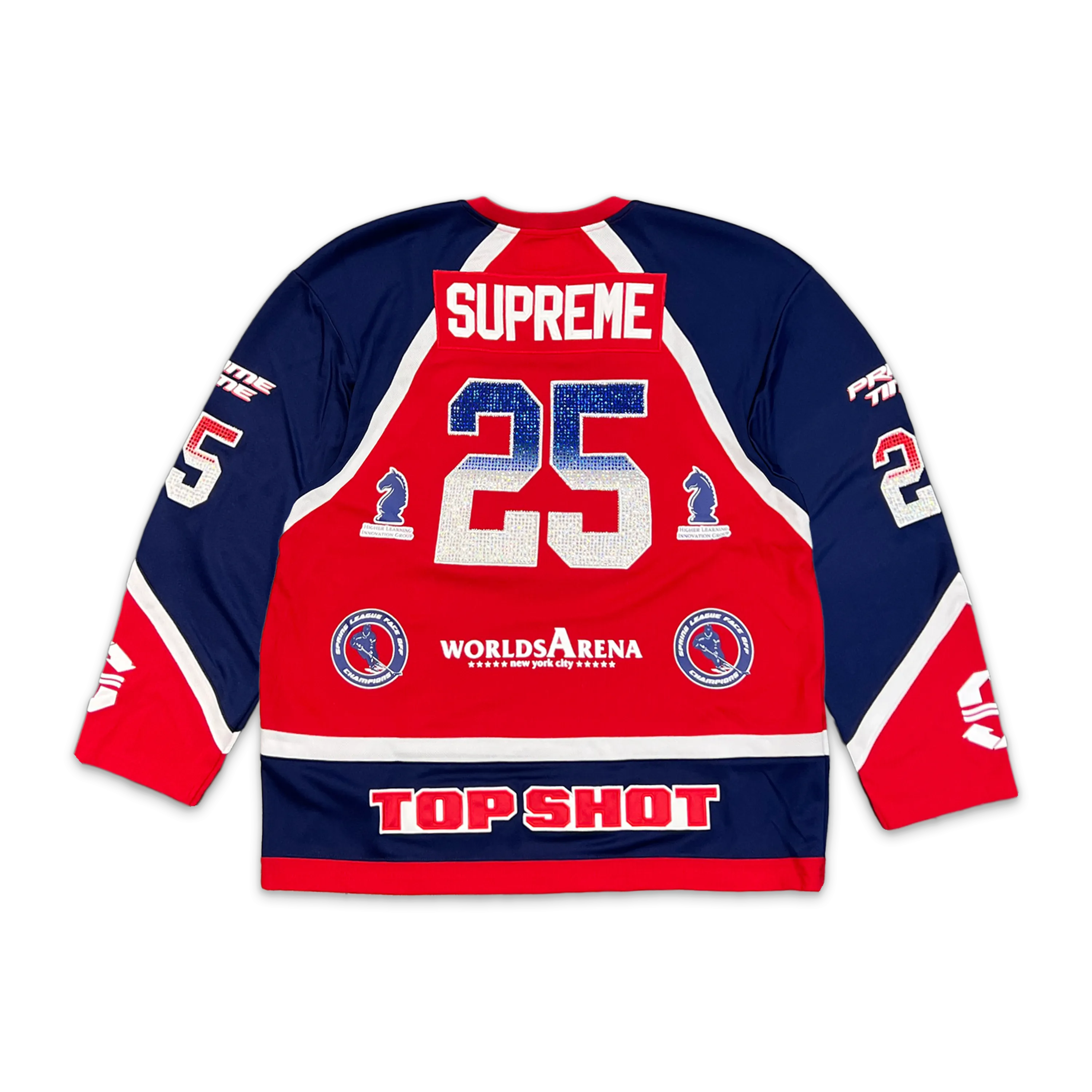 Rhinestone Hockey Jersey "Red"