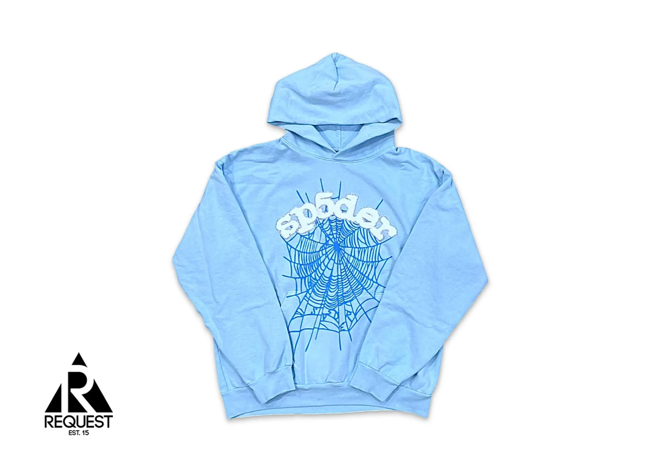 Rhinestone Hoodie “Sky Blue"