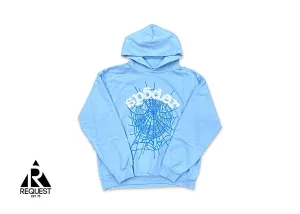 Rhinestone Hoodie “Sky Blue"