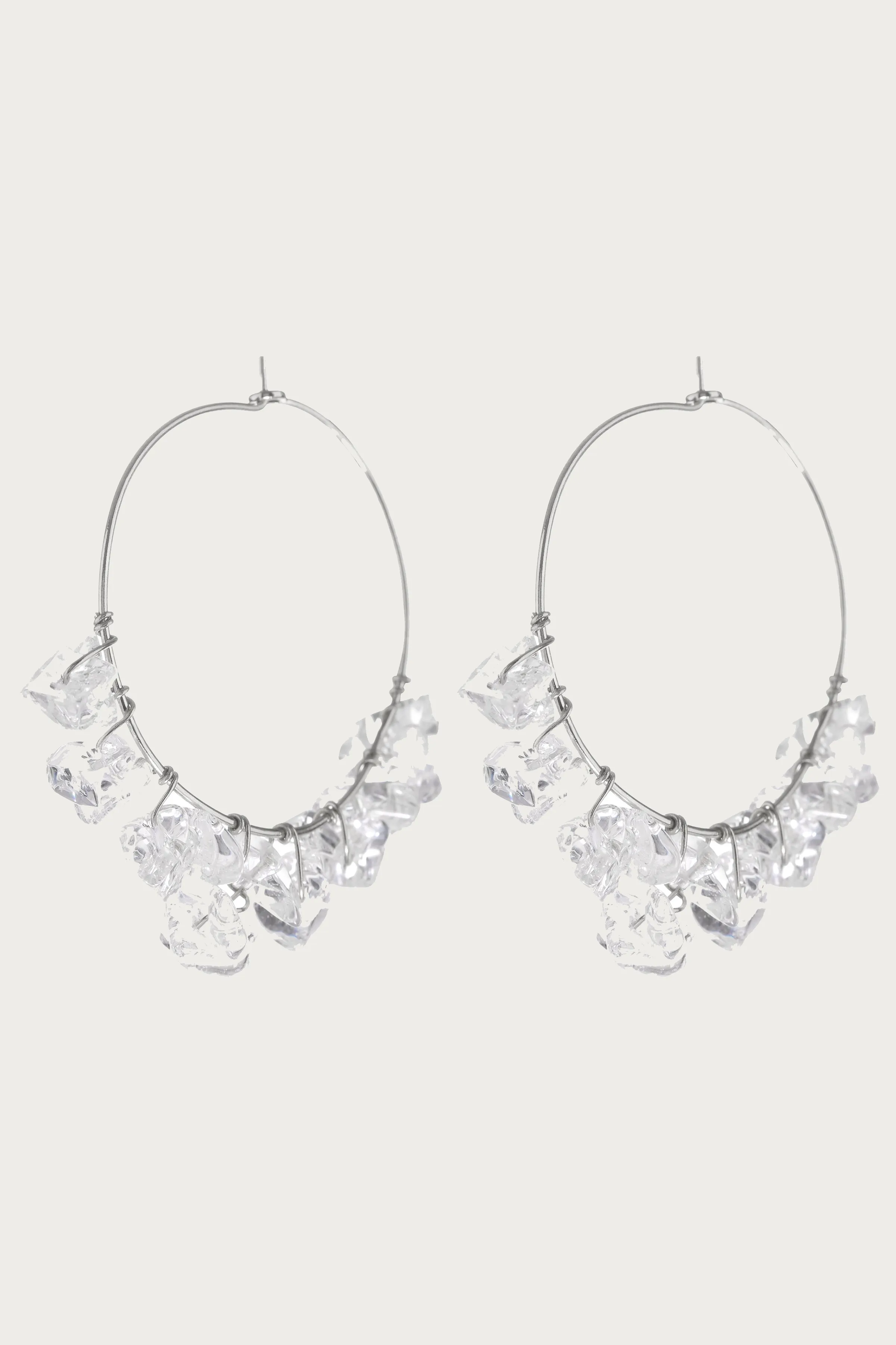 ROCK CANDY WIRE HOOPS