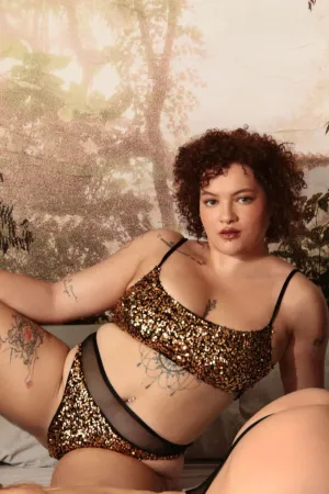 Rolling Vento Top - Ferrero Sequin