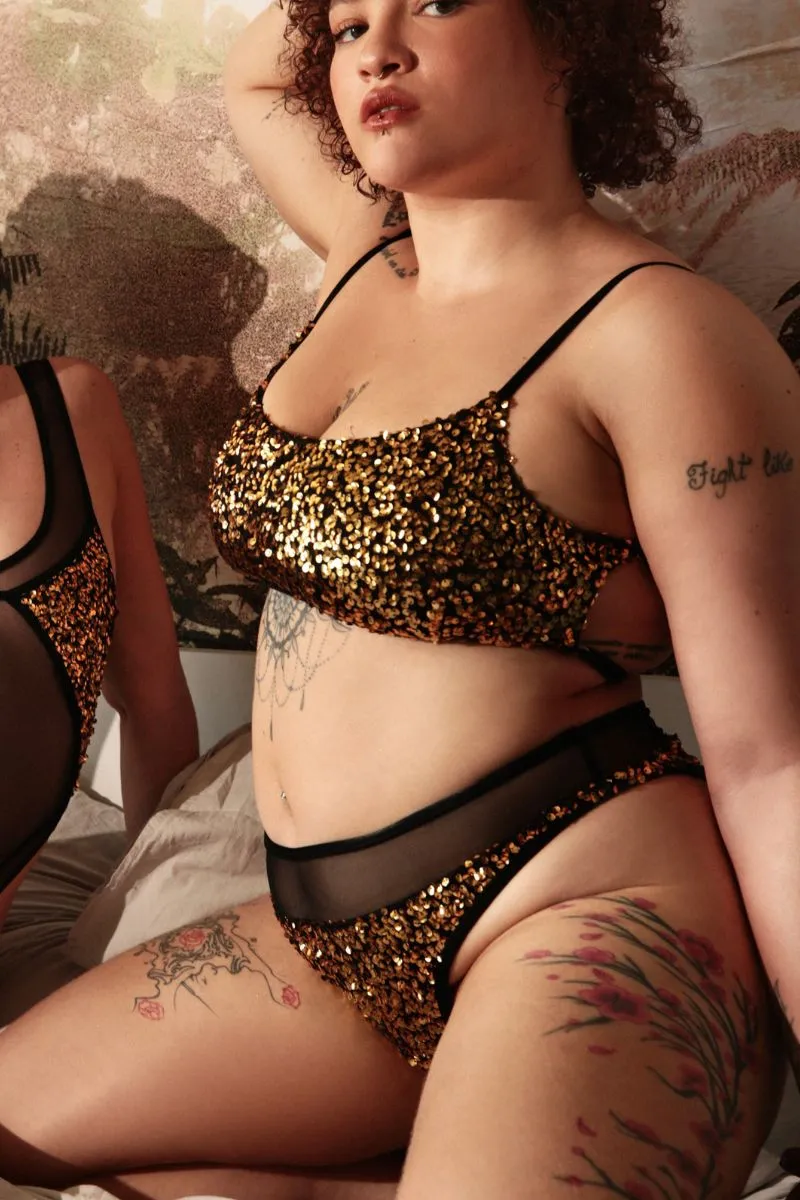 Rolling Vento Top - Ferrero Sequin