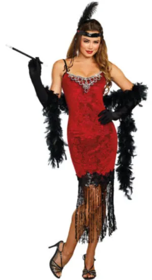 Ruby Red Flapper