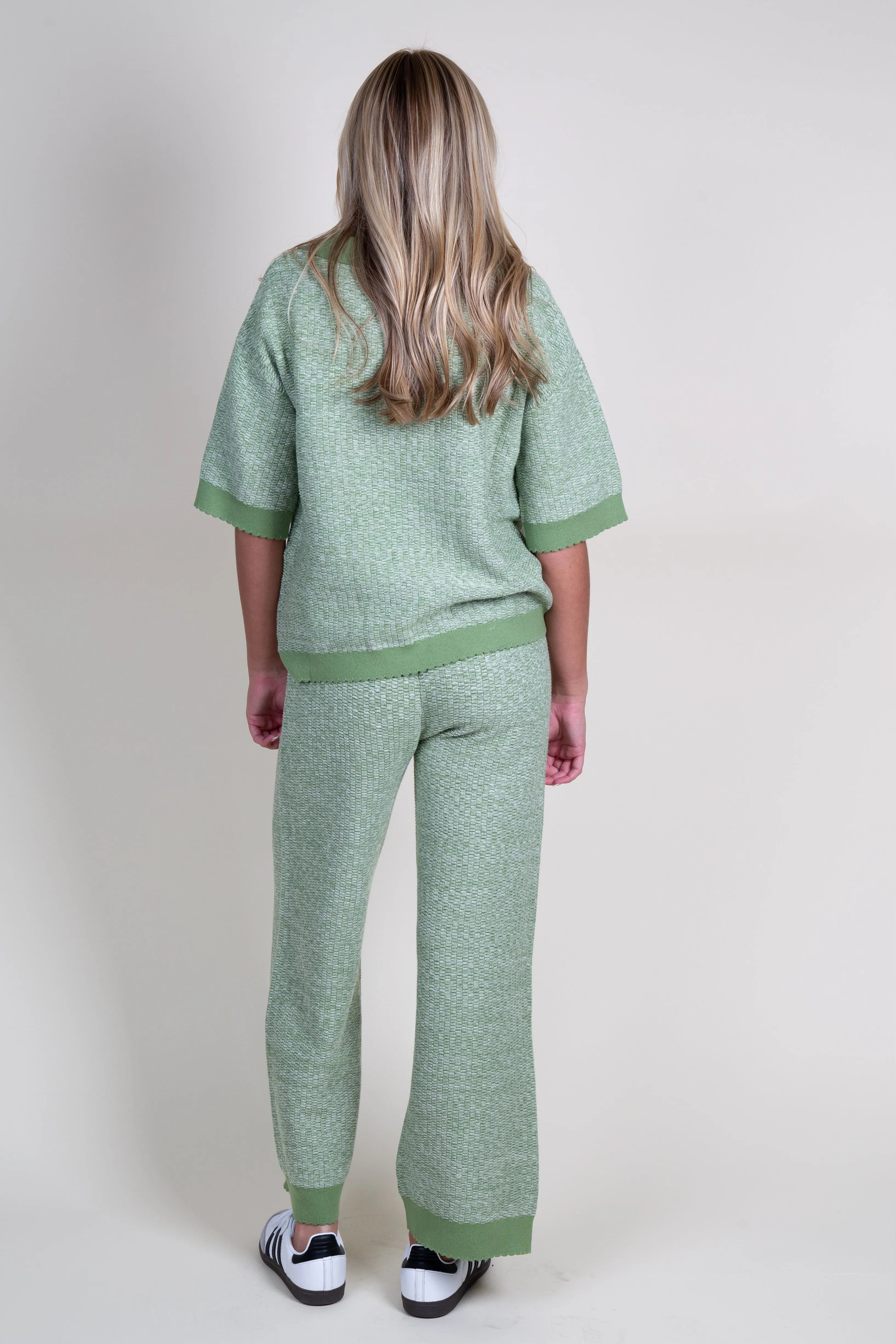 SANCIA | The Tawny Knit Pants - Mint