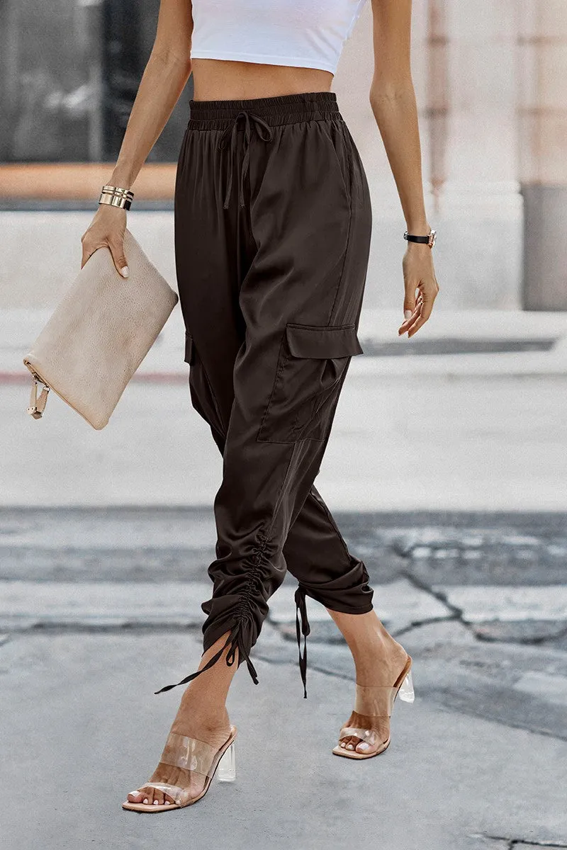 Satin Adventure Cargo Pants
