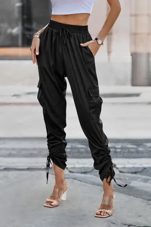 Satin Adventure Cargo Pants