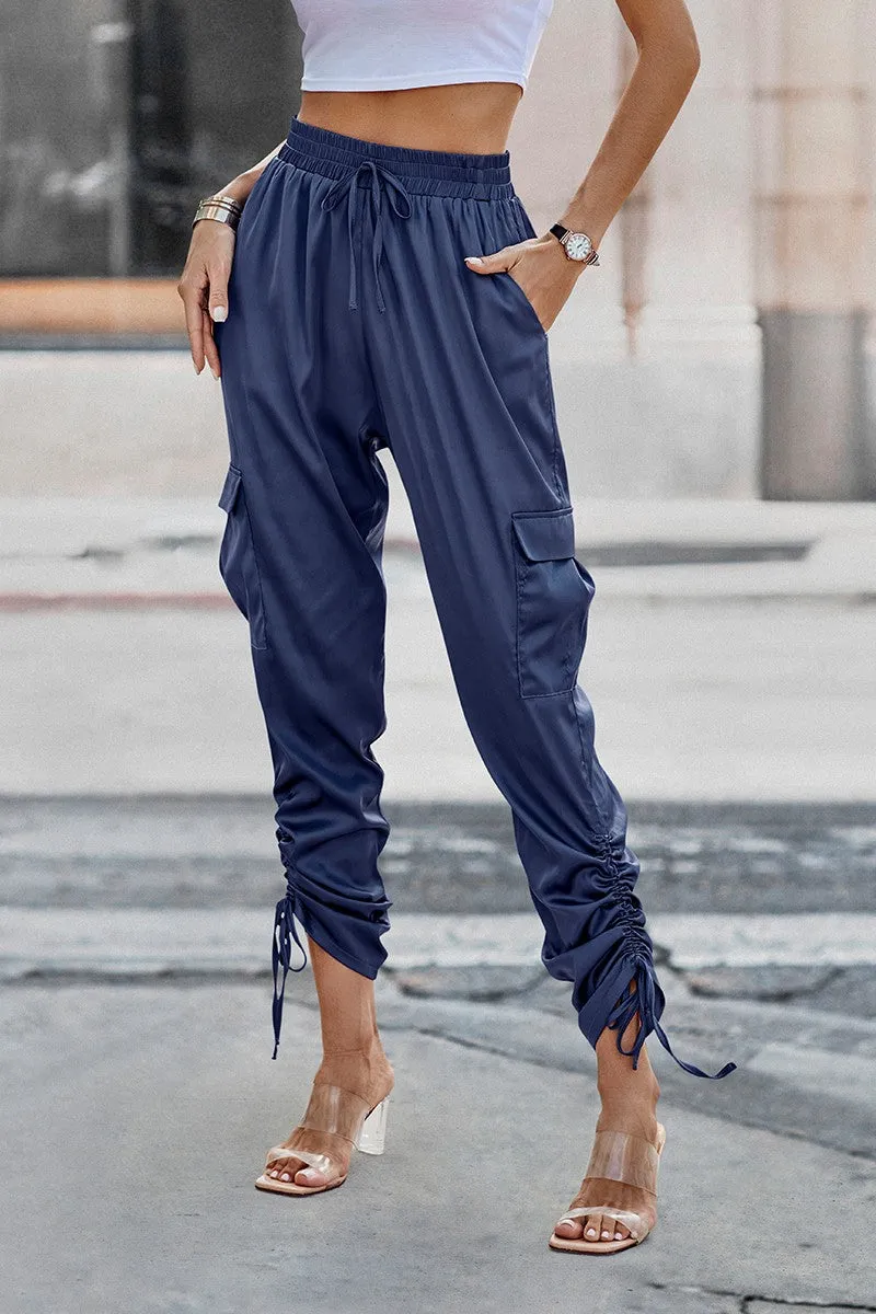 Satin Adventure Cargo Pants