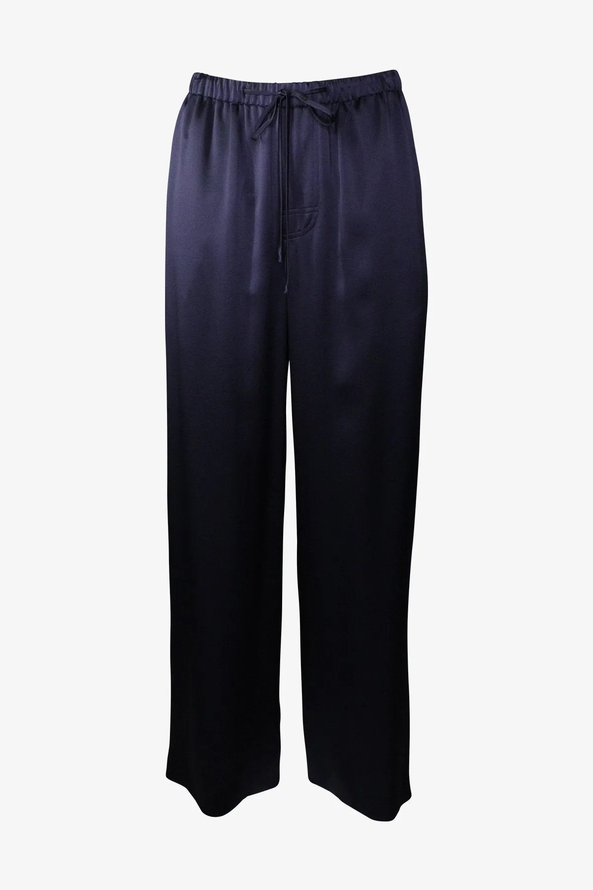 Satin Pajama Pant in Coastal Blue