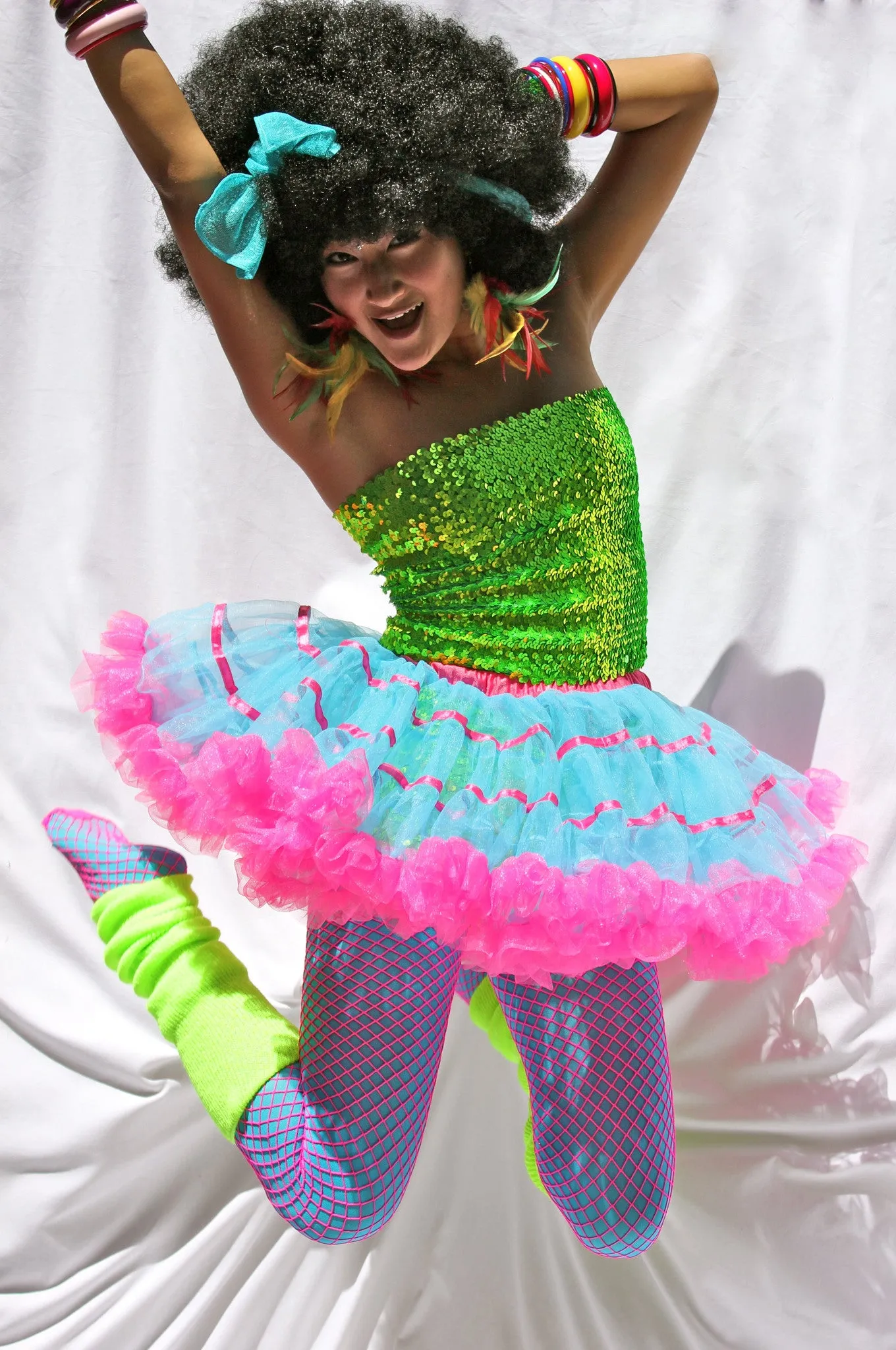 Satin Striped Petticoat