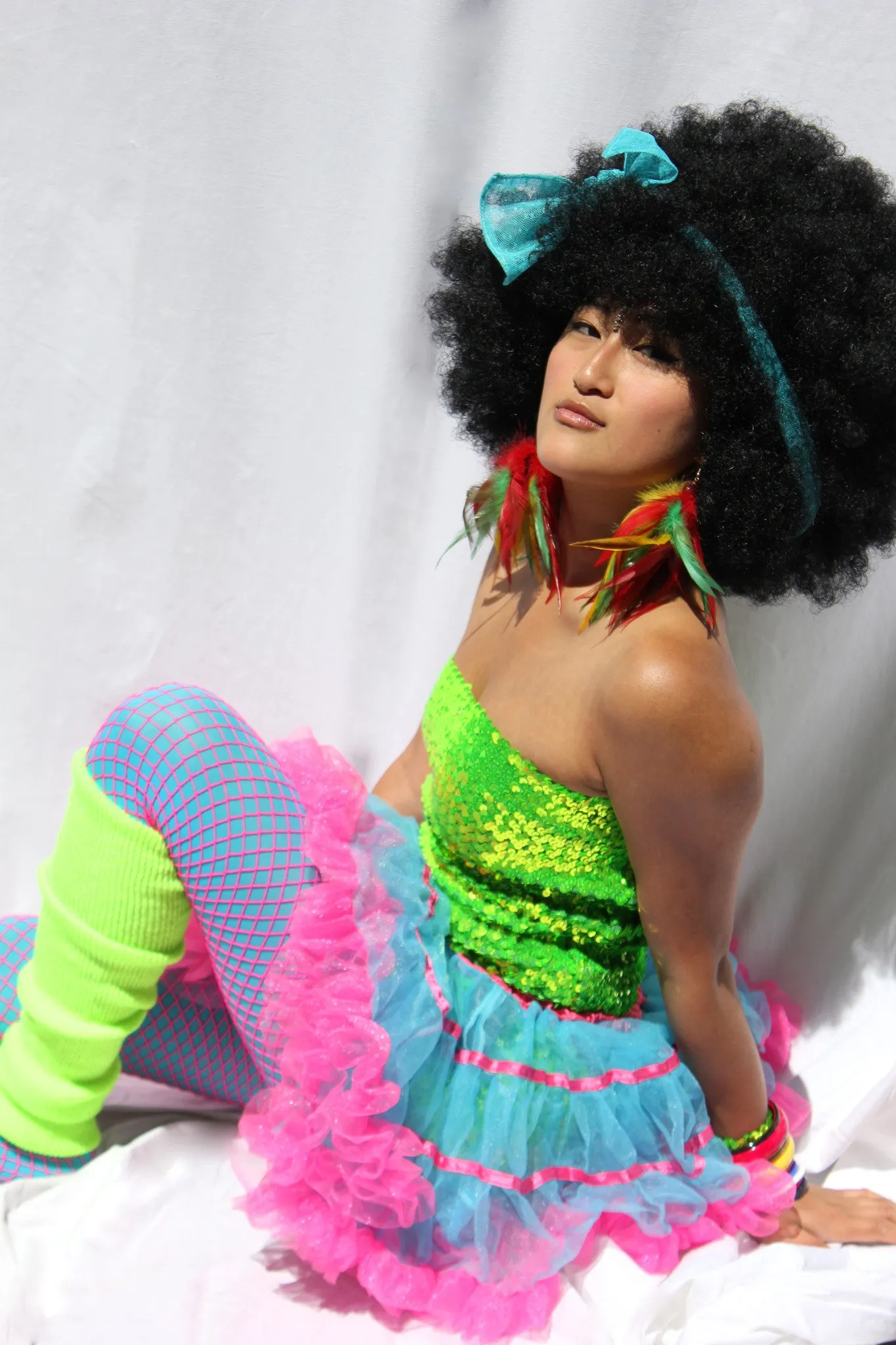 Satin Striped Petticoat