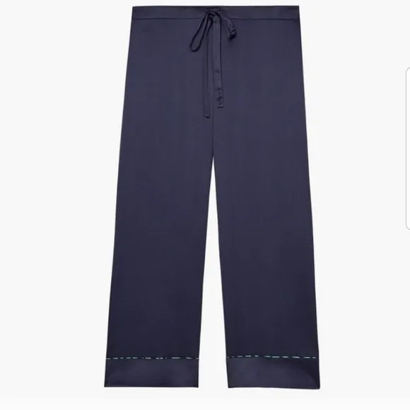 Savage X Fenty Satin Slit Pants Women's Color Navi Size M