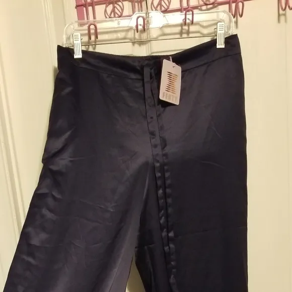Savage X Fenty Satin Slit Pants Women's Color Navi Size M