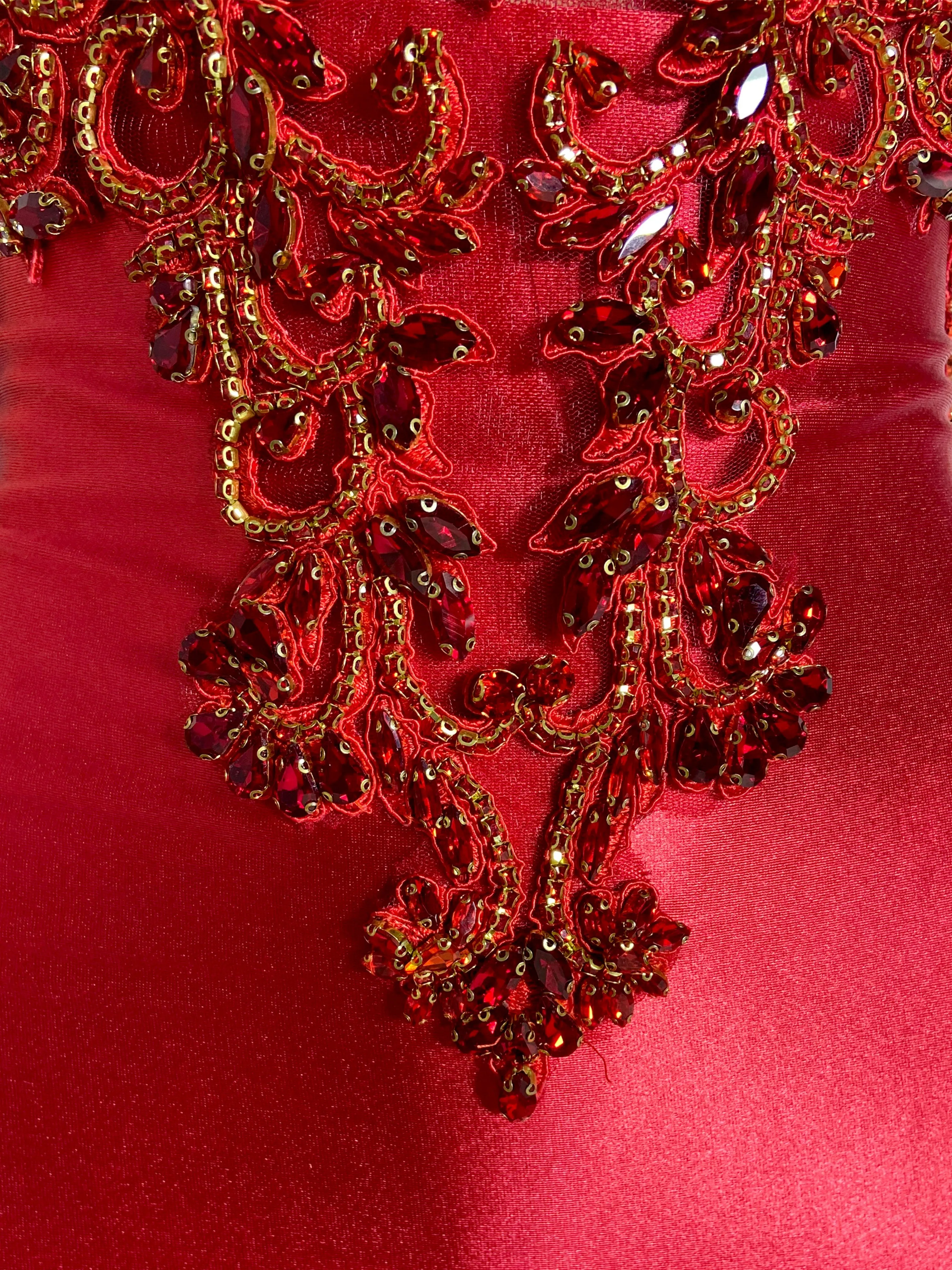 Scarlet All-in-Red Gowns