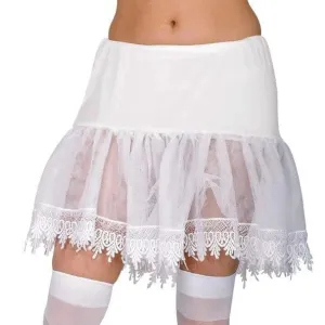 Secret Wishes White Petticoat Accessory for Adults
