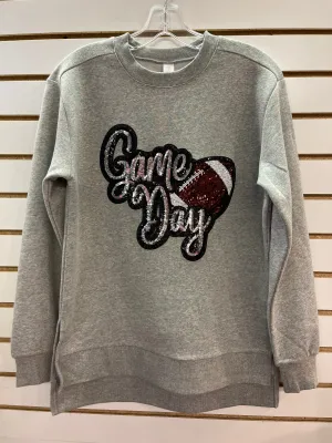 Sequin Football Game Day Sweatshirt
