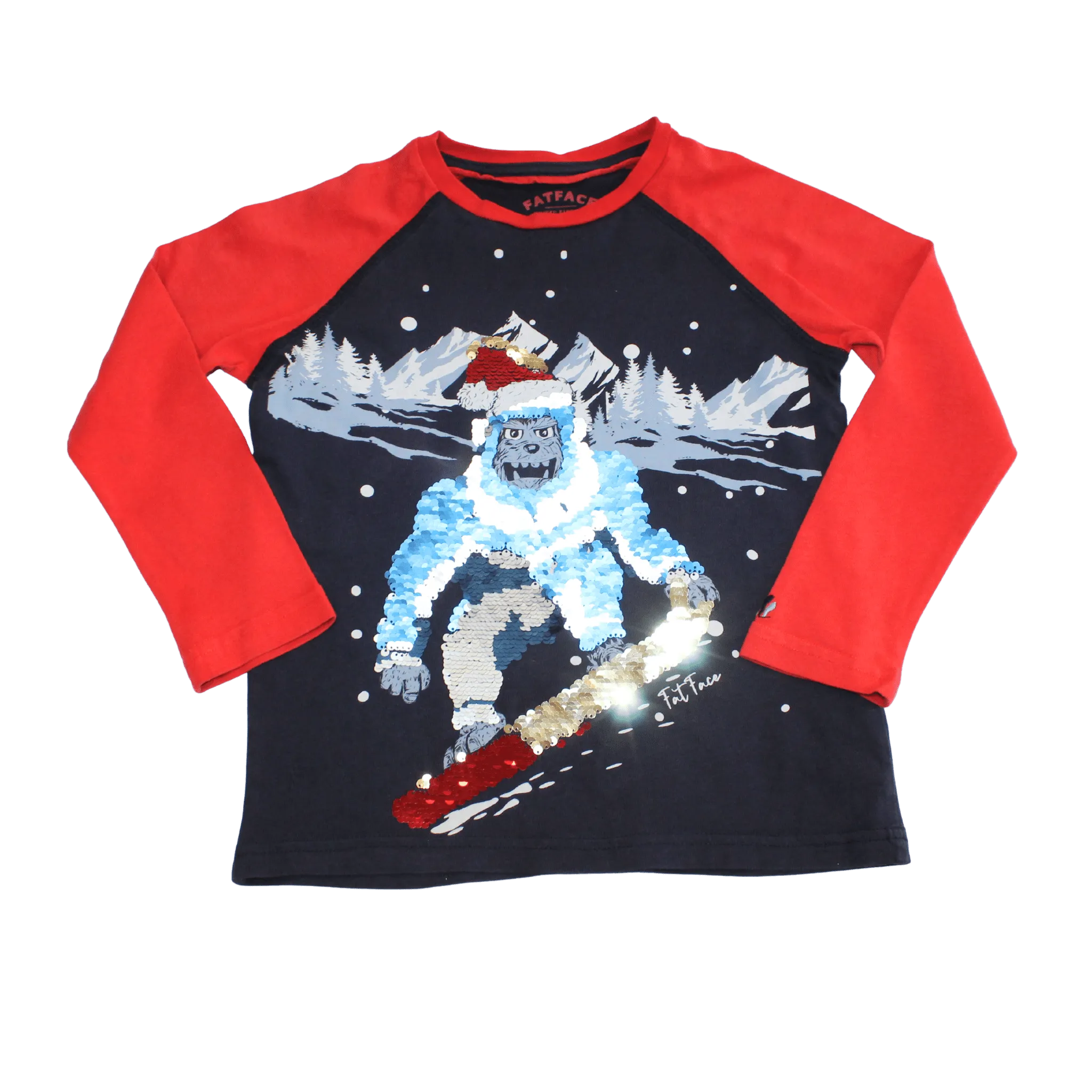 Sequin Snowboarding Yeti Long Sleeved Top