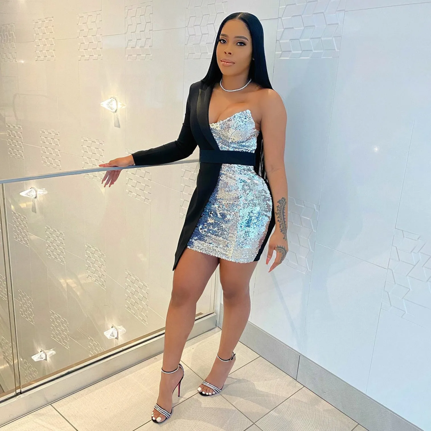 Sexy Designed Long Sleeves Night Club Dresses