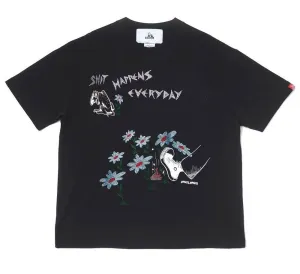 SHIT HAPPENS RHINESTONE SS TEE