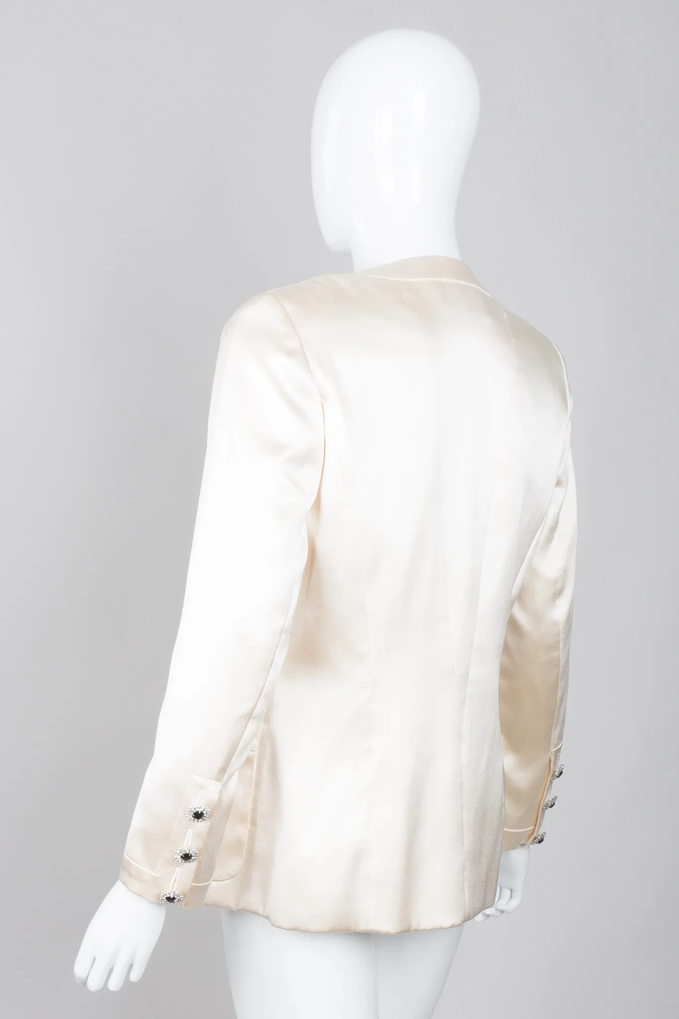 Silk Satin Camellia Jacket
