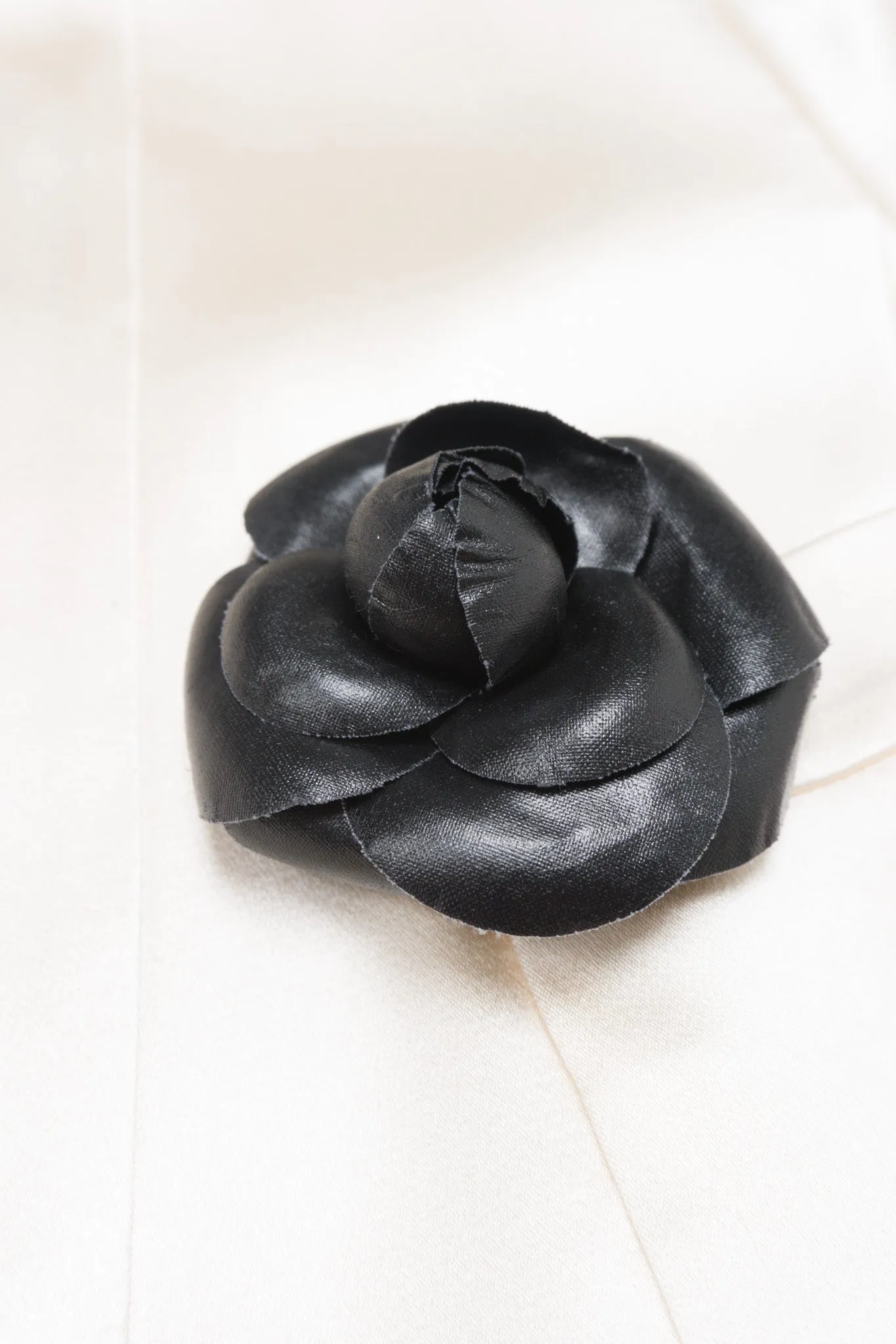 Silk Satin Camellia Jacket