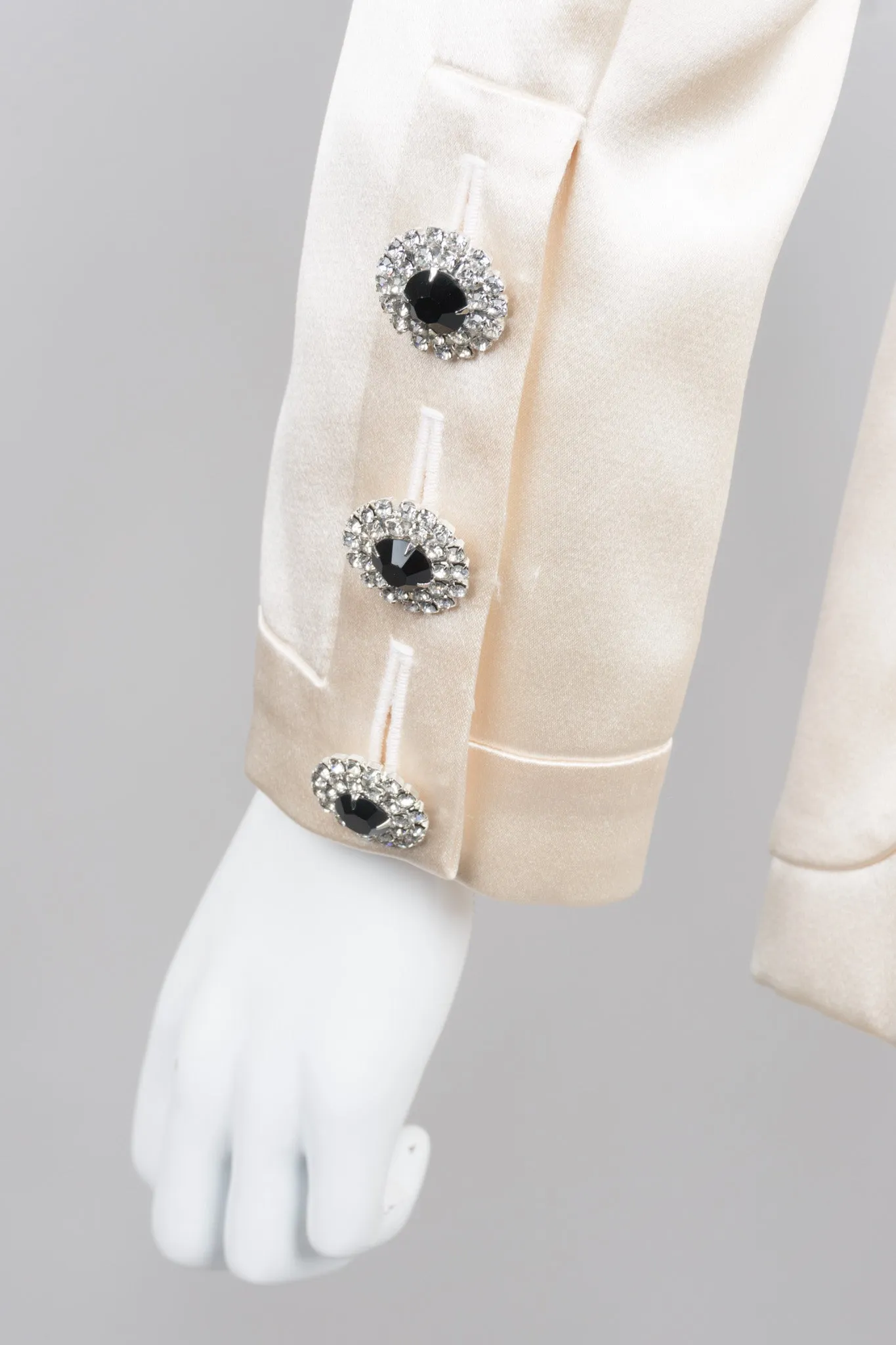 Silk Satin Camellia Jacket